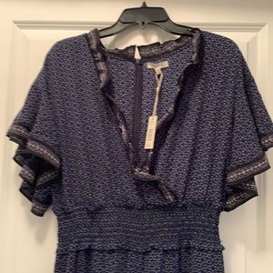 Max Studio Navy Blue Pantsuit